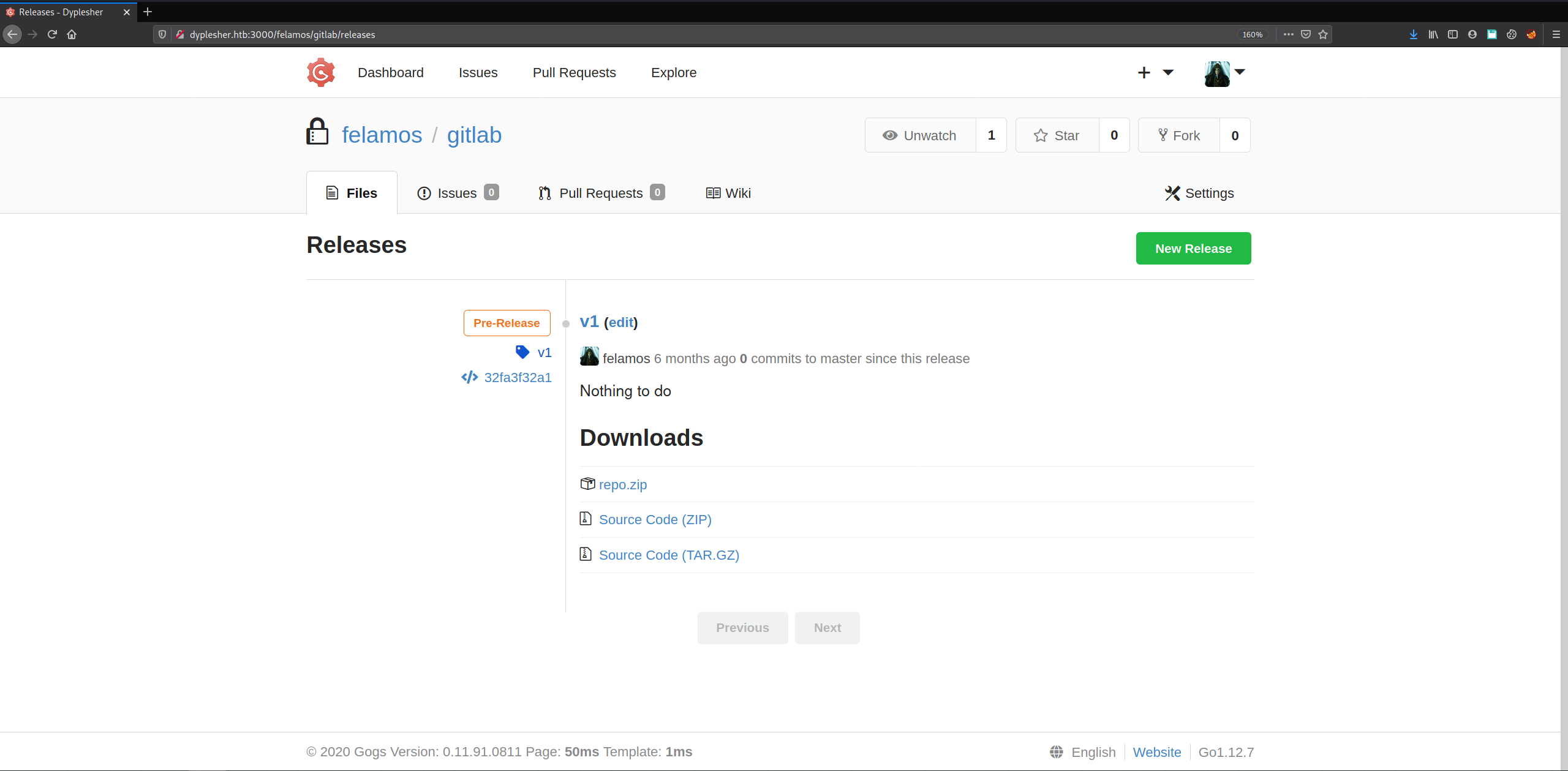 releasesinrepo