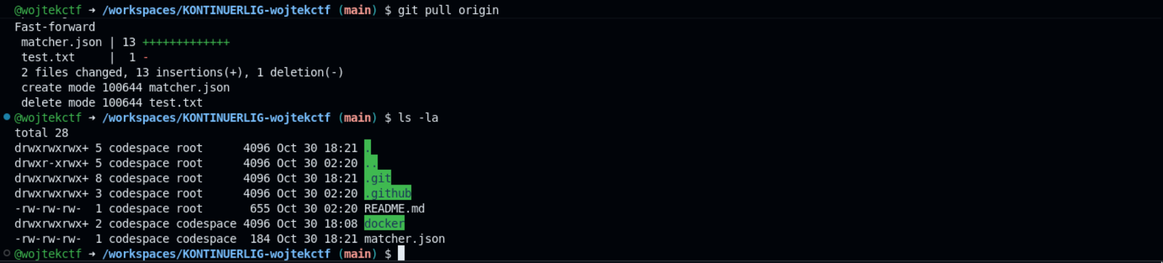 matcher.json created